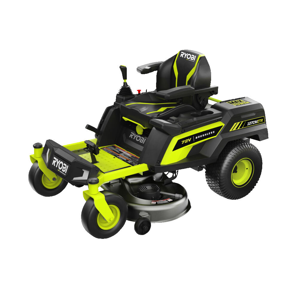 Ryobi RY72ZTRX107 Zero-Turn zitmaaier 72V 107cm tot 6000m2 demo machine - Afbeelding 5